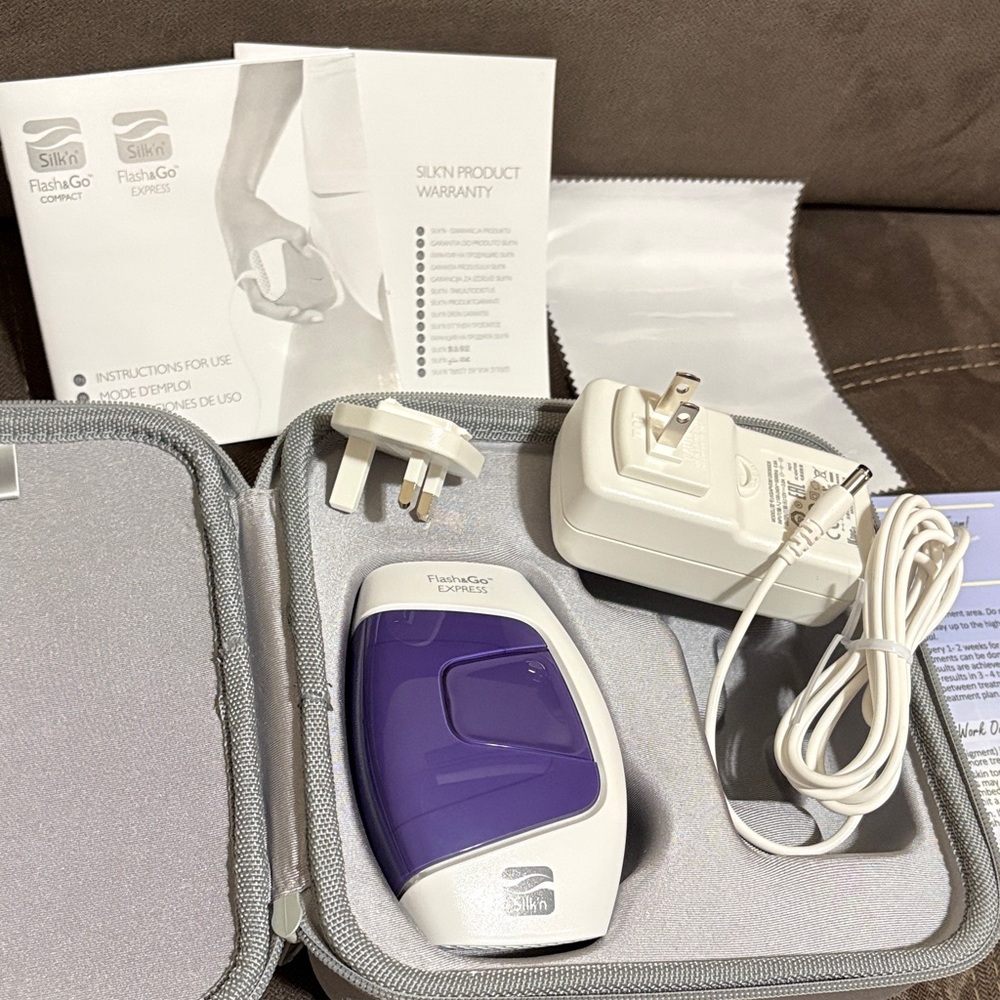 Silk'n Flash&Go Express Purple Hair Removal Device